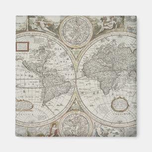 Aimant Carte du monde   1676
