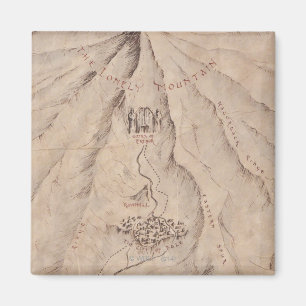 Aimant Carte du mont Lonley