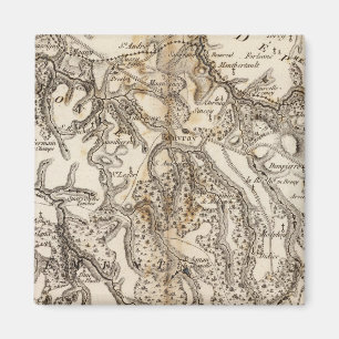 Aimant Carte du Morvan Atlas