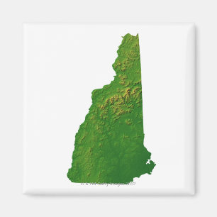 Aimant Carte du New Hampshire