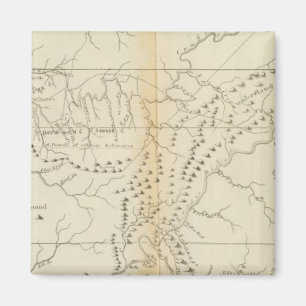 Aimant Carte du Tennessee