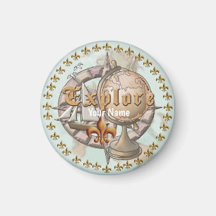 Aimant Carte Explorateur