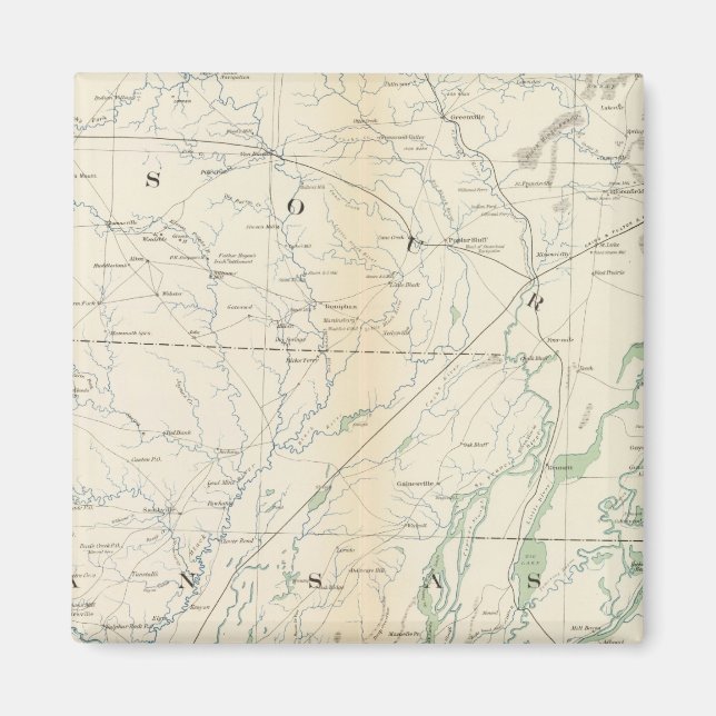 Aimant Carte Gen XVIII (Devant)