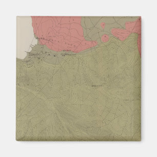 Aimant Carte géologique du district de Sulfur Bank