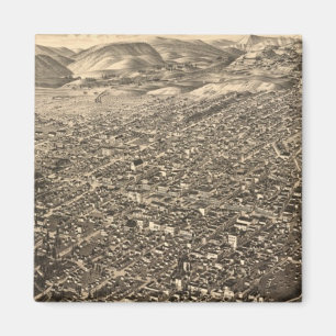 Aimant Carte imagée vintage de Leadville Co (1882)