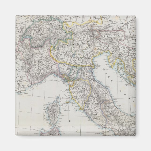 Aimant Carte Italie (Devant)