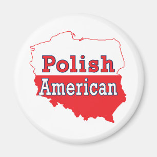 Aimant Carte polonaise américaine