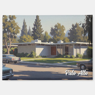 Aimant Carte postale ancienne de Palo Alto