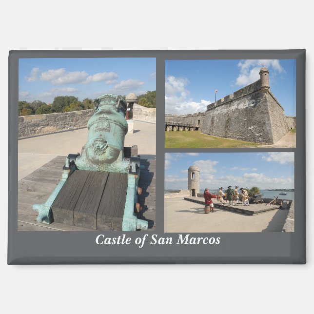 Aimant Carte postale Castillo de San Marcos (Recto)