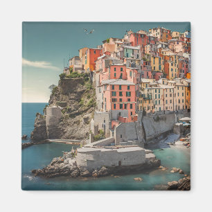 Aimant Carte postale des Cinque Terre