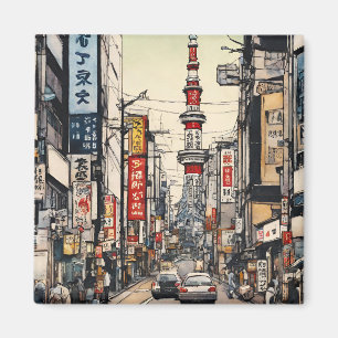 Aimant Carte postale Tokyo (2)