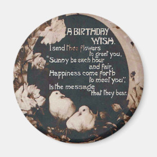 Aimant Carte postale Vintage pour les femmes désireuses 