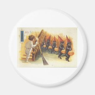 Aimant Cartes de voeux Halloween vintage Affiches classiq