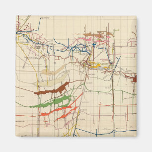 Aimant Cartes des mines de charbon numéro VI