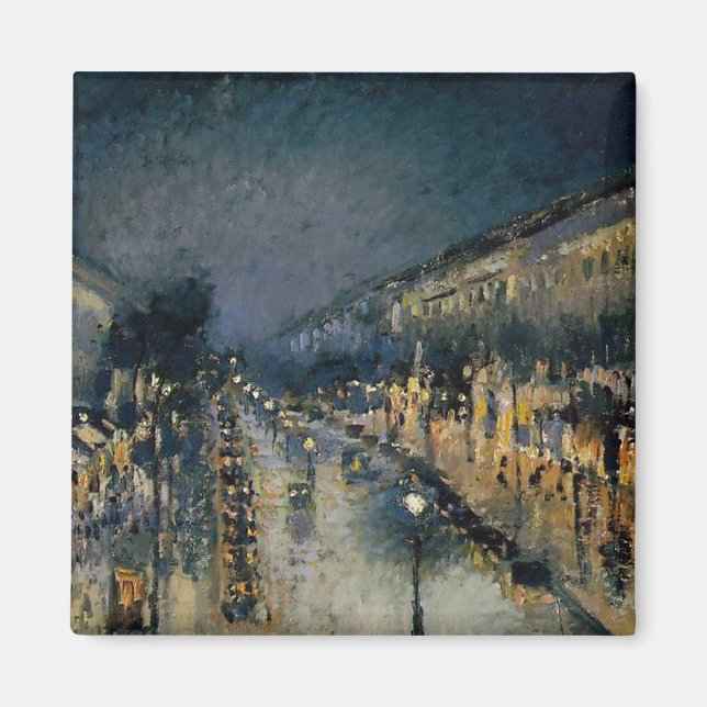 Aimant Cartes impressionnistes Camille Pissarro Art, Gif (Devant)