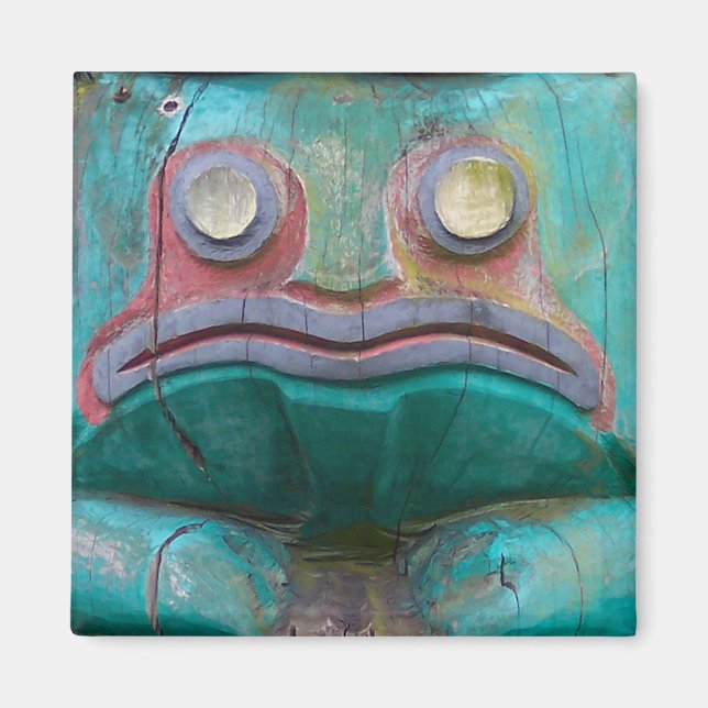 Aimant Cartographie de grenouille (Devant)