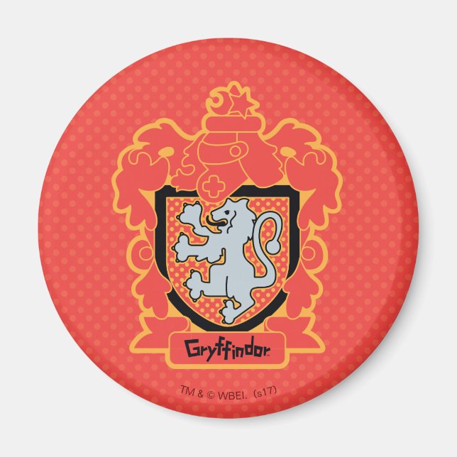 Aimant Carton Gryffindor Crest (Devant)