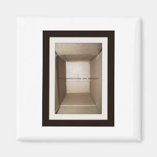 Aimant carton vide
