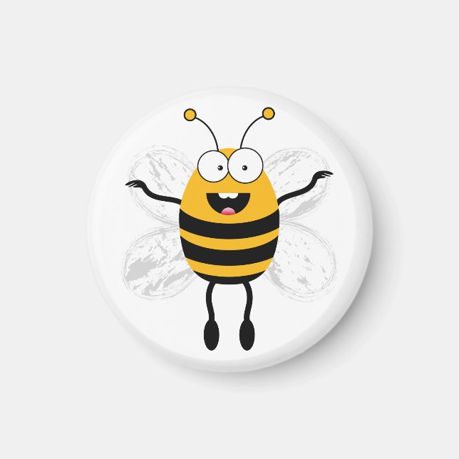 Aimant Cartoon Bee (Devant)
