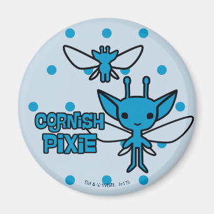 Aimant Cartoon Cornish Pixie Caractère Art
