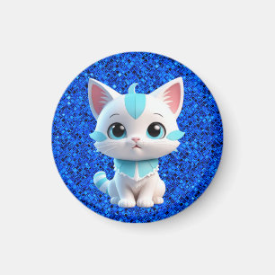 Aimant Cartoon Cute Kitten 3D Design-38063