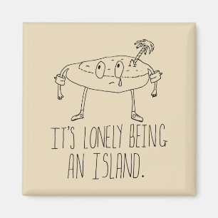Aimant Cartoon Island