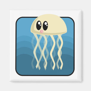 Aimant Cartoon Jellyfish