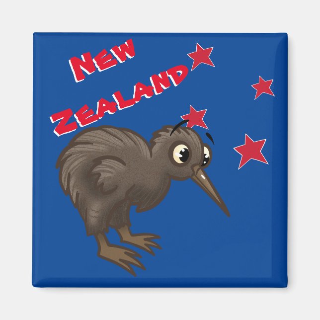 Aimant Cartoon Kiwi Bird (Devant)