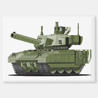 Aimant Cartoon modern armored tank