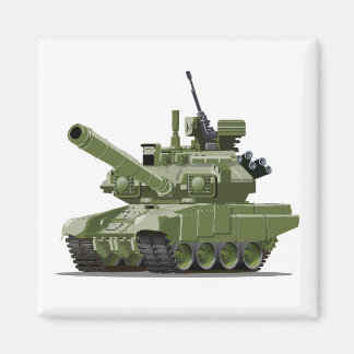 Aimant Cartoon modern armored tank