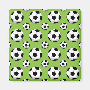 Aimant Cartoon Soccer Ball Pattern