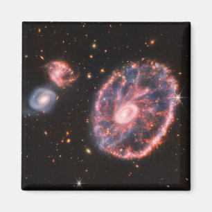 Aimant Cartwheel Galaxy JWST James Webb Télescope spatial