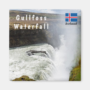 Aimant Cascade de Gullfoss - sud-ouest de l'Islande