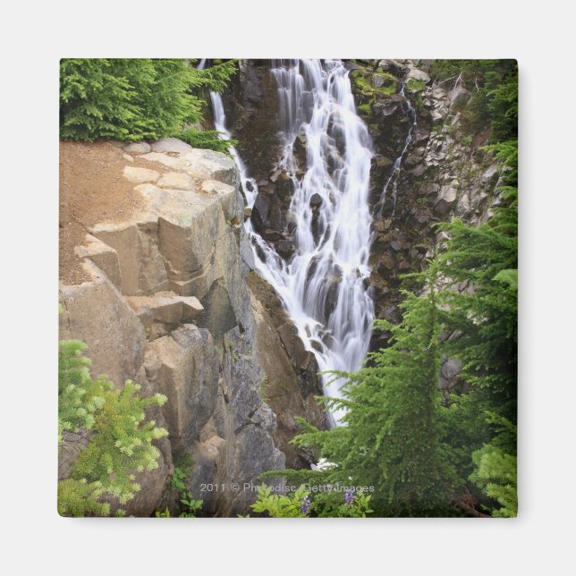 Aimant Cascade du parc national du Mont Rainier (Devant)