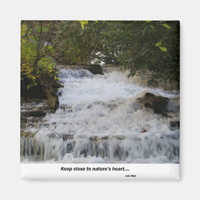 Aimant Cascade en Caroline du Nord (Devant)