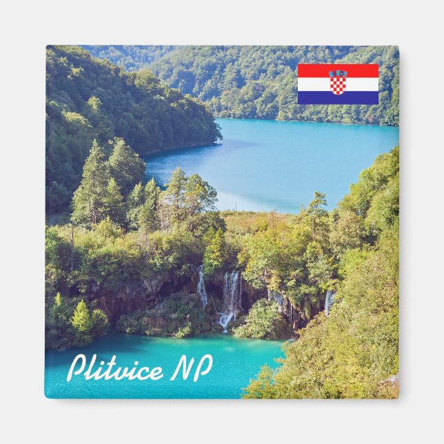 Aimant Cascades dans le Parc National de Plitvice - Croat (Devant)