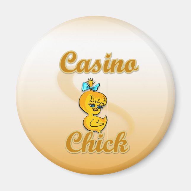 Aimant Casino Chick (Devant)