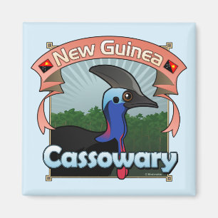 Aimant Casoar de la Nouvelle-Guinée