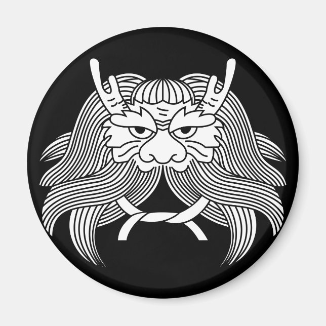 Aimant Casque de démon (Devant)