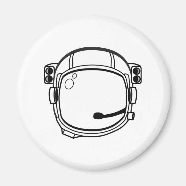 Aimant Casque spatial astronaute (Devant)