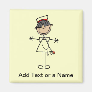 Aimant Casquette asiatique pour femmes Figure infirmière 