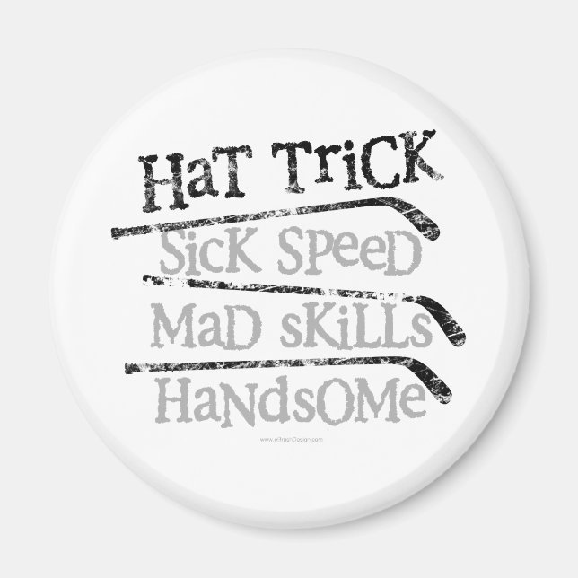 Aimant Casquette de hockey Trick (Devant)