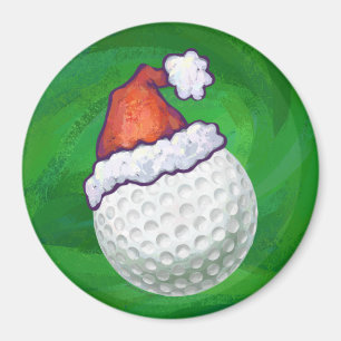 Aimant Casquettes de Noël à la balle de golf