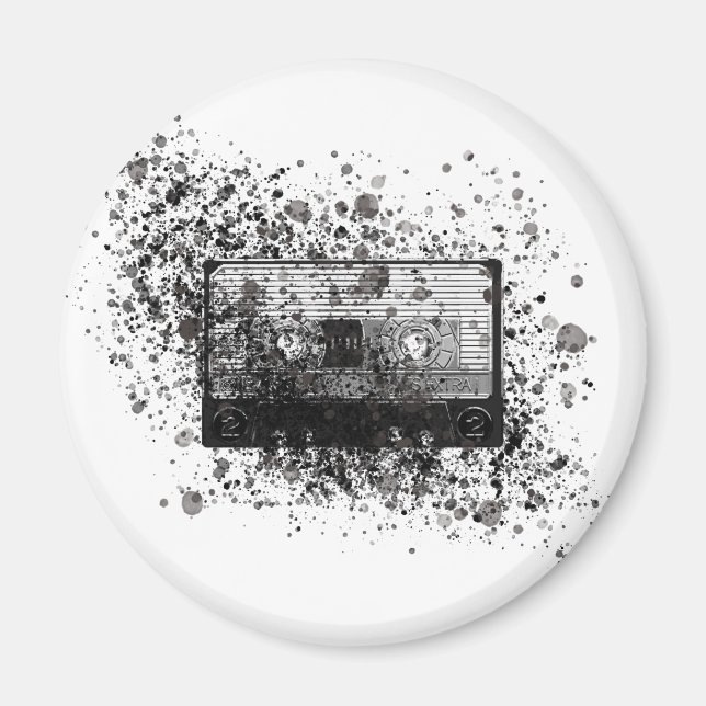 Aimant Cassette audio rétro (Devant)