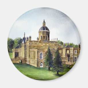 Aimant Castle Howard North Yorkshire Watercolor Peinture