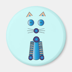 Aimant CAT bleu