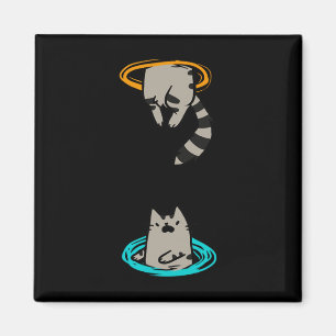 Aimant Cat Funny jeu vidéo animal