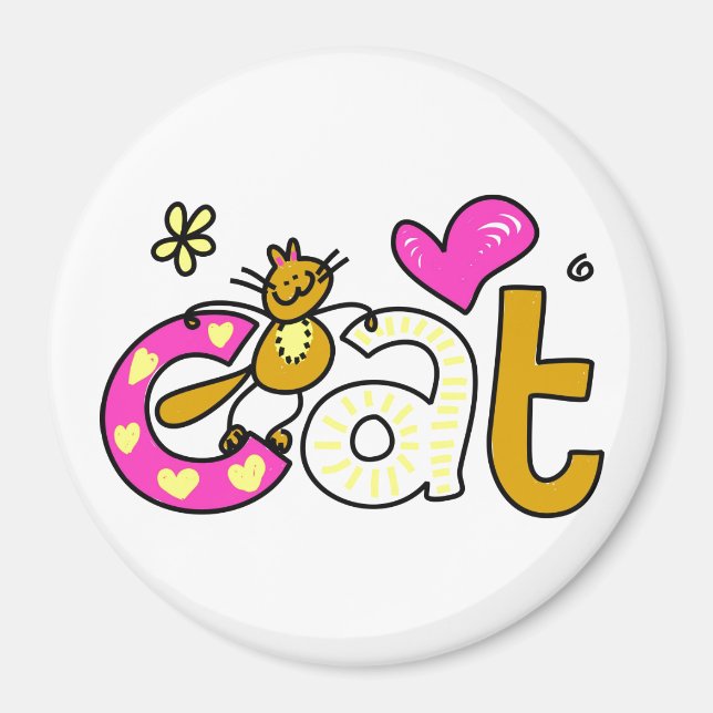 Aimant CAT Love (Devant)