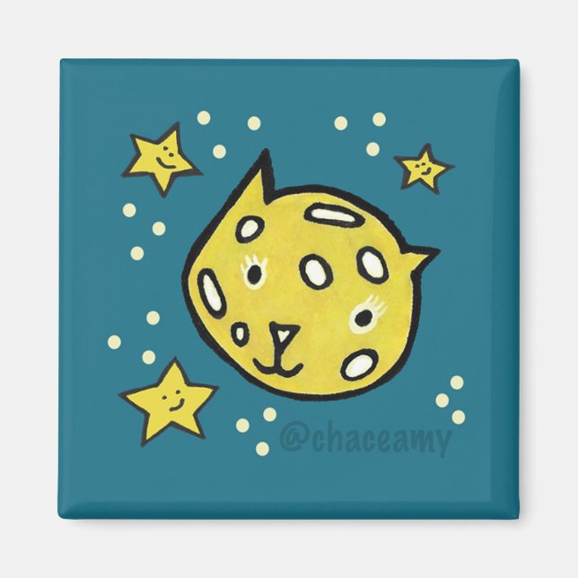 Aimant Cat Moon (Devant)