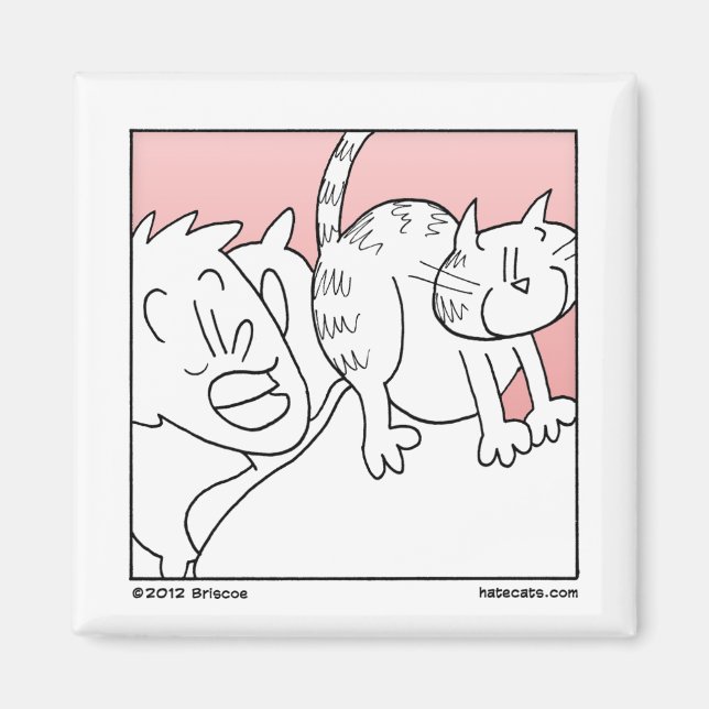 Aimant Cat Rude Éveil (Devant)